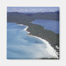 Australia, The Whitsundys, Queensland. Hill Refrigerator Magnet
