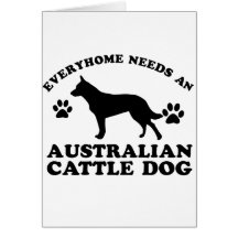 Australian Cattle dog designs Greeting Card