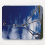 Australian flag, Parliament House, Canberra, Austr Mousepad