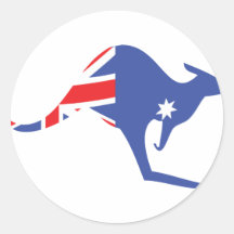 australian kangaroo sticker