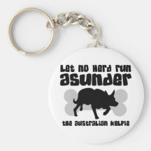 Australian Kelpie Herding Keychains