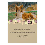 Australian Shepherd Birthday Greeting Card