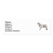 Australian Shepherd Business Card Template