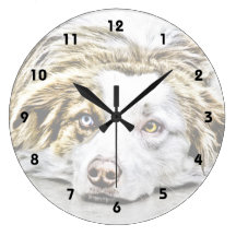 Australian Shepherd dog art