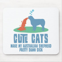 Australian Shepherd Dog Mousemat