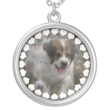 Australian Shepherd Puppy Necklace