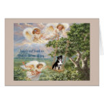 Australian Shepherd Sympathy Card