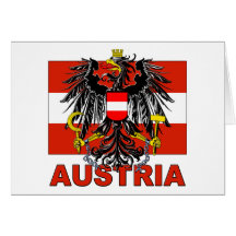 Austria Coat of Arms Greeting Card