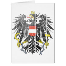 Austria Coat Of Arms Greeting Cards
