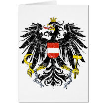 Austria Coat Of Arms Greeting Cards
