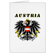 AUSTRIA Coat Of Arms Greeting Cards