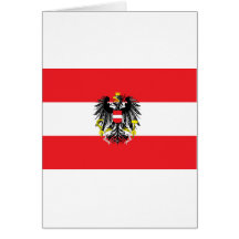 Austria Flag Greeting Cards