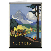 Austria Greeting Card