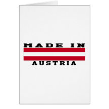 Austria Made In Designs Cards