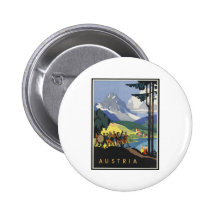 Austria Pinback Button