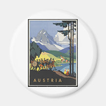 Austria Refrigerator Magnet