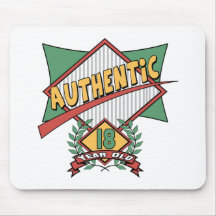Authentic 18th Birthday Gifts Mousemats