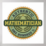 Authentic Mathematician Print