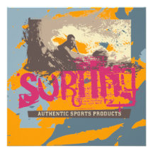 Authentic Surfing T shirts and Gifts Custom Announcement