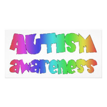 Autism Awareness original products! Custom Photo Card