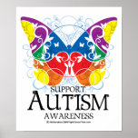 Autism Butterfly Posters