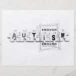 Autism Enough is enough Custom Flyer