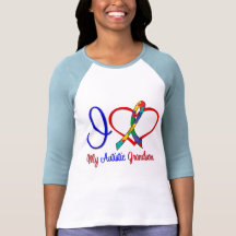Autism I Love My Autistic Grandson T-shirt