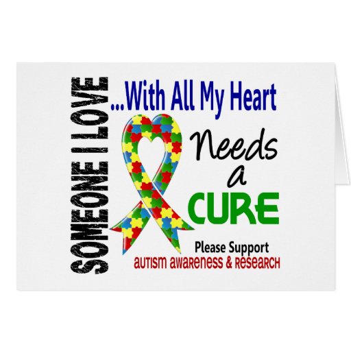 Autism Needs A Cure 3 Cards
