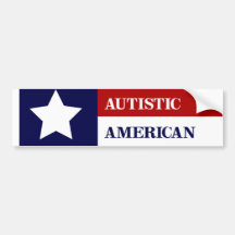 Autistic American Bumper Sticker