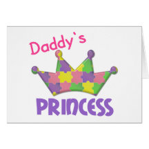 Autistic Princess 3 AUTISM Greeting Card