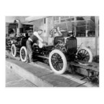 Auto Assembly Line, 1920s Postcards