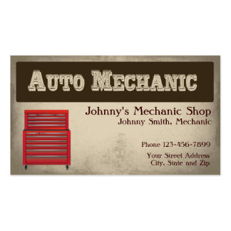 Mechanic Shop Business Card Templates 1 000 Mechanic Shop Business Cards Mechanic Business Card Template