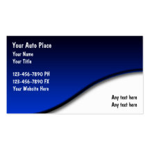 Automotive Business Cards