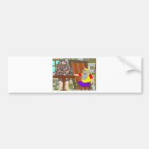 Autumn and Grumpy Bumper Stickers