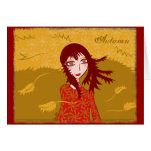 Autumn card