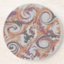 Autumn cross stitch coasters