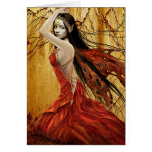Autumn Fairy Card