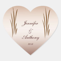 Autumn Harvest Wedding Stickers