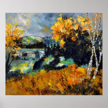 autumn in Ardennes Print