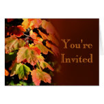Autumn Invitation Card cards