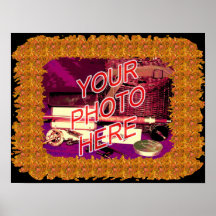 Autumn Leaves Frame Posters