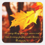 Autumn Leaves in the Poconos Stickers