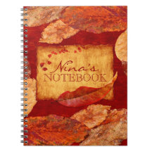Autumn Leaves Notebook
