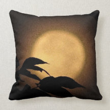 Autumn Moon Throw Pillow
