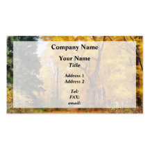 Autumn Path Business Cards