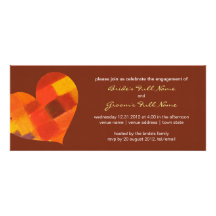 Autumn pueblo Engagement Invitation