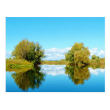 Autumn reflections - Postcard
