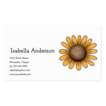 Autumn Sheep · Sunflower Business Cards