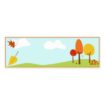 Autumn Thankful Placecards Business Card Templates