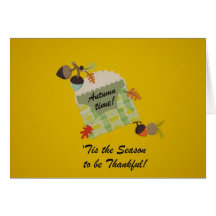 Autumn time! greeting card